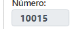2. Número de pedido