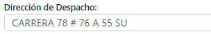 6. Dirección